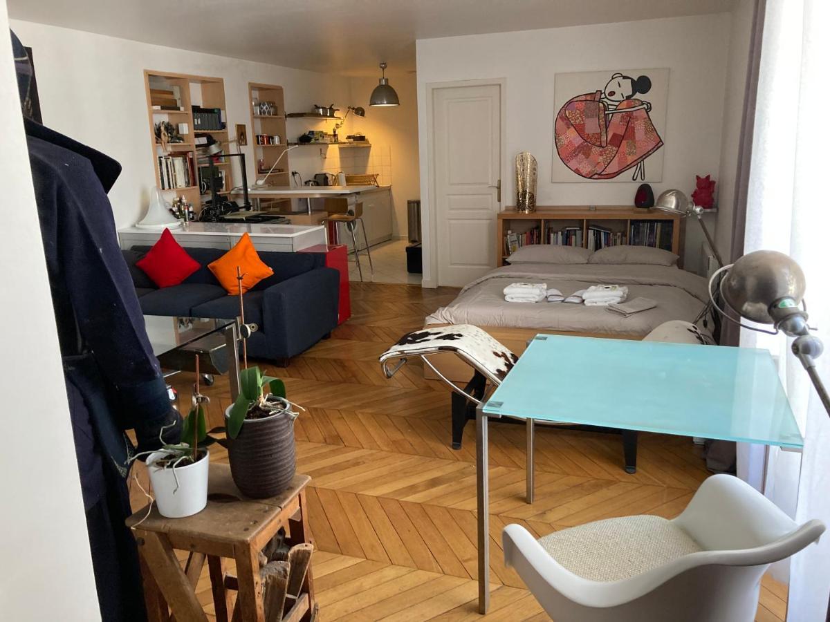 Charmant Studio Apartment Paris Bagian luar foto